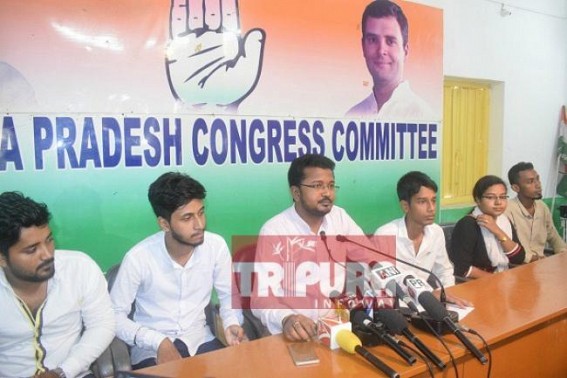 NSUI slams BJP Govt for College admission chaos 